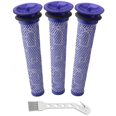 3er-Pack Staubsaugerfilter, kompatibel mit Dyson V6/7/8/DC58/DC59, Blau