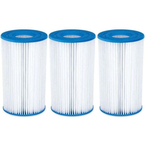 3er-Pack Summer Waves A/C-Filterkartuschen für Schwimmbäder