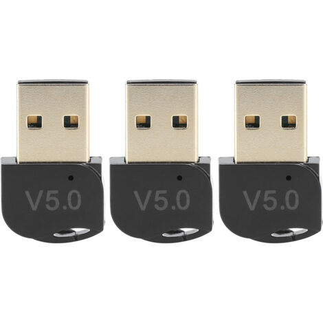 3er-Pack USB-Bluetooth-Adapter, energiesparend, Dual-Modus, tragbar, drahtlose Übertragung