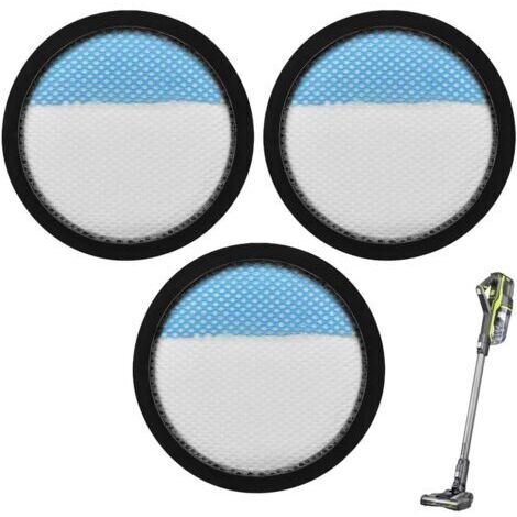 3er-Pack waschbare Filter für Ryobi Akku-Staubsauger PCL720, PBLSV716, PBLSV717