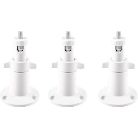 3er-Pack weiße Wandhalterung aus Metall für Arlo Smart-Überwachungskameras – verstellbare Innen-/Außenhalterung für Arlo-Kameras und andere kompatible Modelle