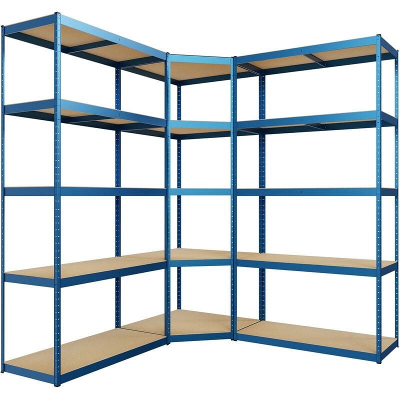 Image of 3er Regalsystem blau