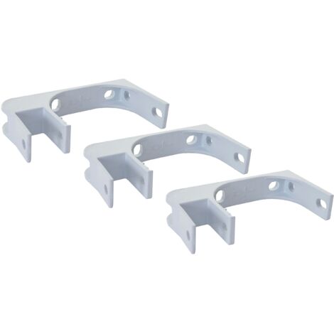 3er-Set Deckenhalterung für Markise HHG-543 H791, Wandhalterung Deckenmontage Adapter