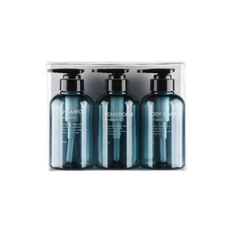 3er-Set Flüssigseifenspender 300 ml/500 ml – Nachfüllbare Shampooflaschen für Duschgel und Spülung