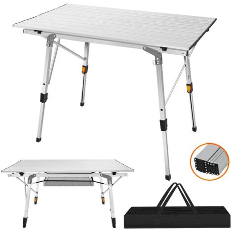 3ft Campingtisch Alu Tisch Klapptisch klappbar Gartentisch bis 30 KG für Camping