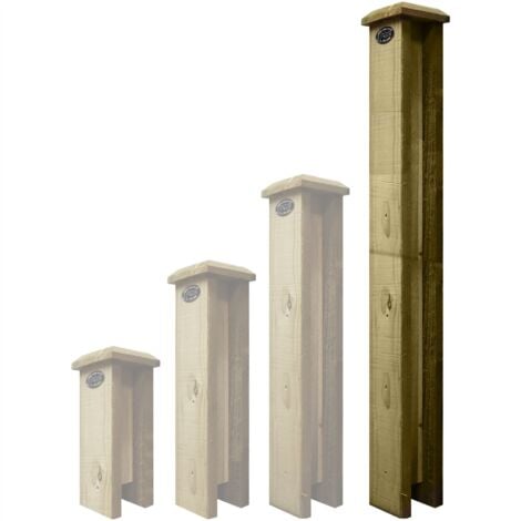 PREMIER GARDEN SUPPLIES 3ft Timber/Concrete 2-Way Straight Post Extender