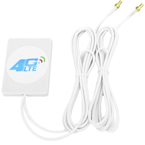 3G/4G LTE Modemrouter mit externer 28-dBi-Antenne und TS9-Anschluss für Signalverstärker