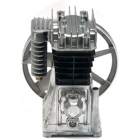 3HP Piston Cylinder Air Compressor Pump Motor Head Air Tool 250L/min W/Silencer
