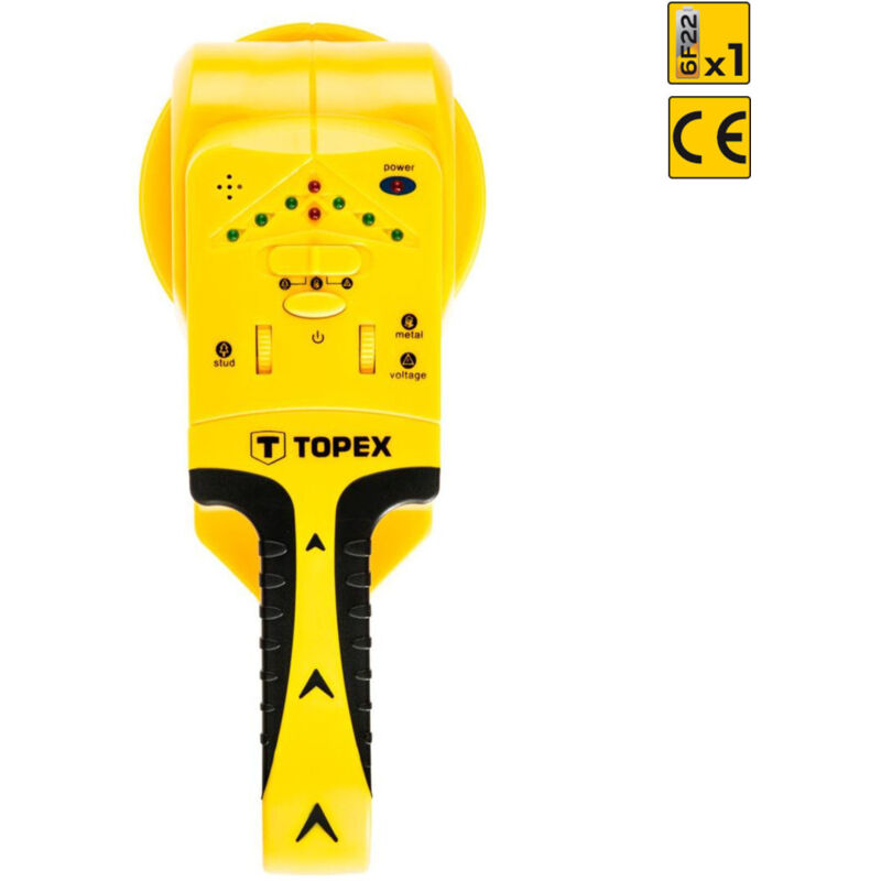 Topex 3in1-multi-detektor 9v