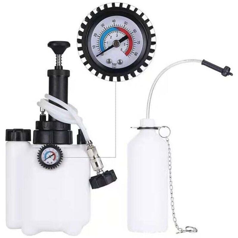 Image of XVX - Spurgo freni per auto da 3 litri, cambio liquido freni con flacone da 1 litro e adattatore standard E20, kit di spurgo freni disponibile per la