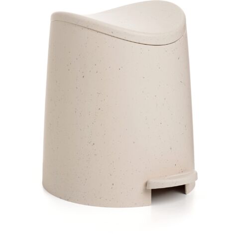 3L Bathroom Bin Standard Pedal Recycled Plastic Compact Removable Inner Bucket