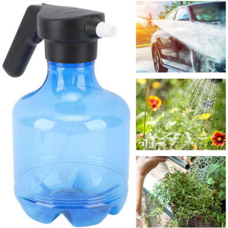 3L Elektrischer Gartensprenger PP 18650 800mAh Automatischer Drehhahn Blau