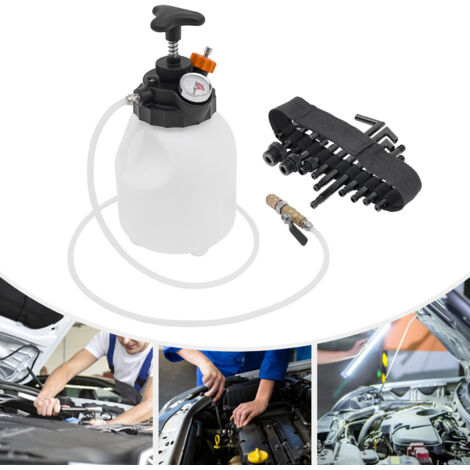 3L Transmission Gearbox Oil Filling Device Fill Change Pump Auto 12x Adapters