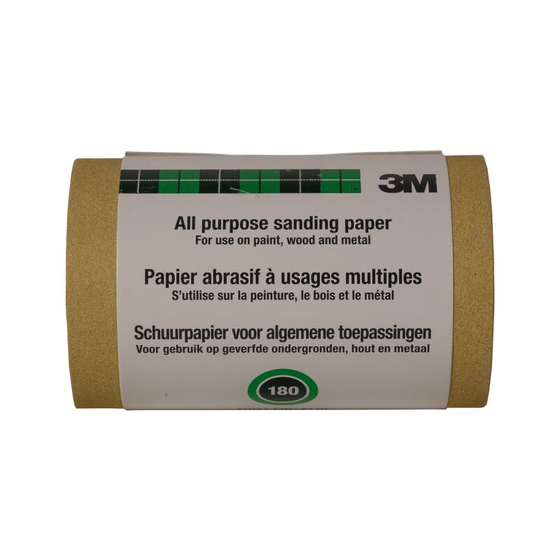 

3M - 3 M 050080uk 5 m P80 - Papel de lija abrasivo grueso Sandblaster – de acabado satinado, color dorado, dorado, 050180UK