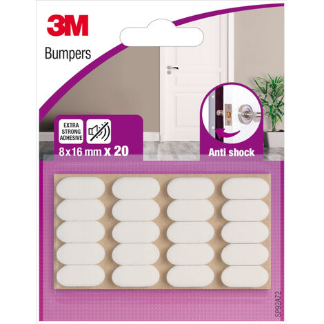 3M - 20 PARACOLPI ADESIVI ANTI SHOCK INSCHIUMA 8X16MM