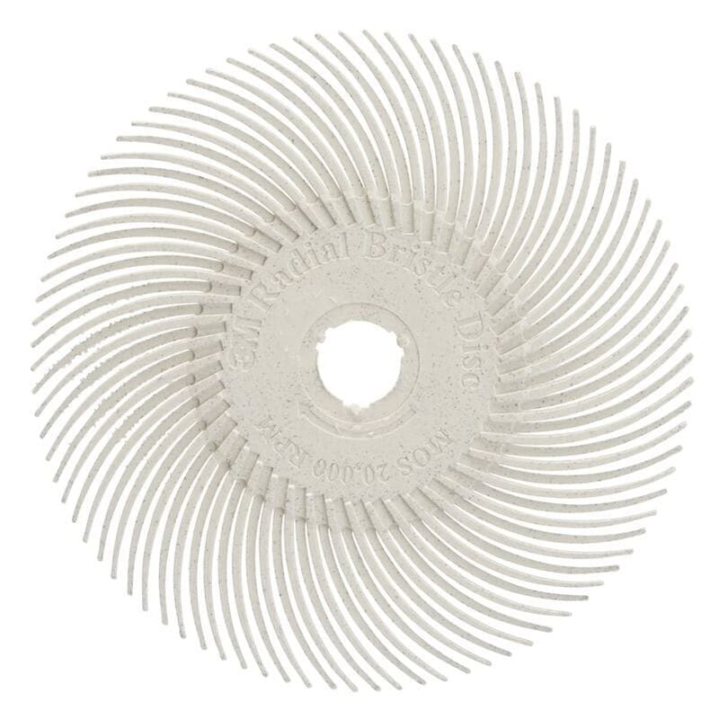 3M - Radial Bristle Disc rd-zb, 75 mm x 9.53 mm, P80, Yellow, Type c