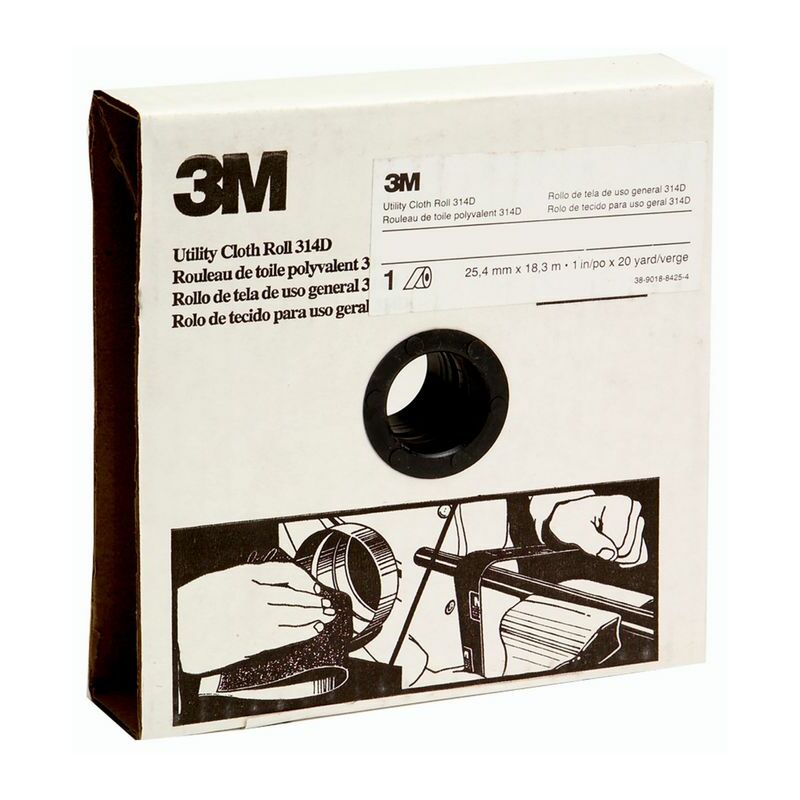 3M 314D Utility Cloth Roll 50MM X 25M - P120