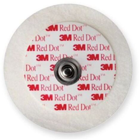 3M 33299 Red Dot 2248-50 Elettrodi Pediatrico, Diametro 4.5 cm, Confezione da 50 Pezzi
