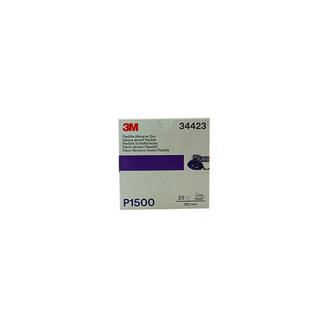 3M 34423 DISCHI ABRASIVI FLESSIBILI P1500 PEZZI 25