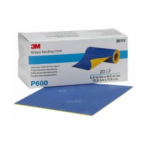 3M 35111 ROTOLO PRETAGLIATO P600 139X114 MM 20 FOGLIO
