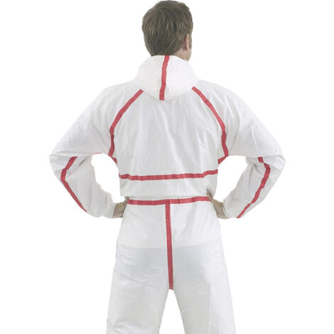 3M 4520XXL Schutzanzug Modell 4565 Kleider-Größe=XXL Weiß, Rot