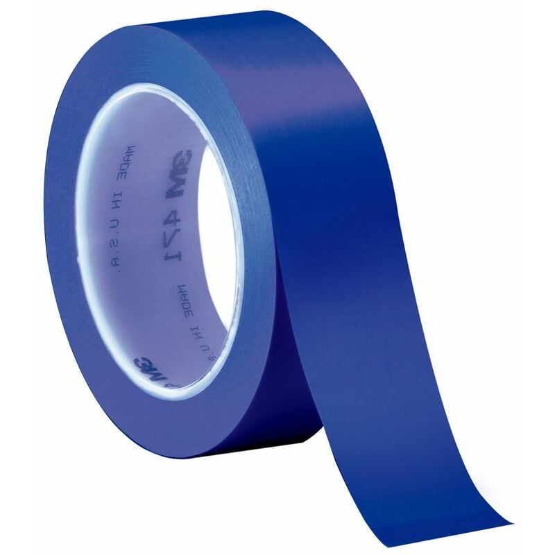 3M - Vinyl Tape 471+, Indigo, 6 mm x 32 m, 0.14 mm, PN6405 - Blue