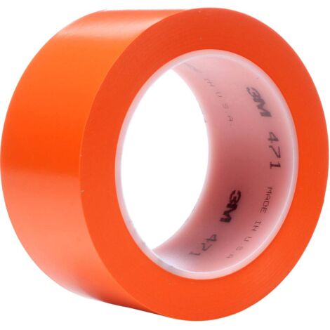 NOVIPRO - Ruban adhésif PVC plastifié - orange - NOVIPRO - rouleau de 50 mm  x 33 m. Réf : 171743