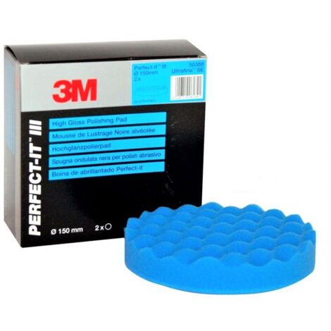 3M 50388 TAMPONE IN SPUGNA ONDULATA BLU PER POLISH 1 PEZZO