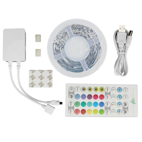 3M 54 LED LED-Streifen mit WLAN- und Audiosteuerung, für Heimdekoration, Fernseher, Küche und DIY-Projekte