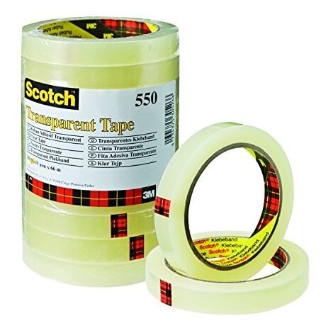Scotch adhésif couleur Jaune au détail - PP - 50 mm x 66 mètres