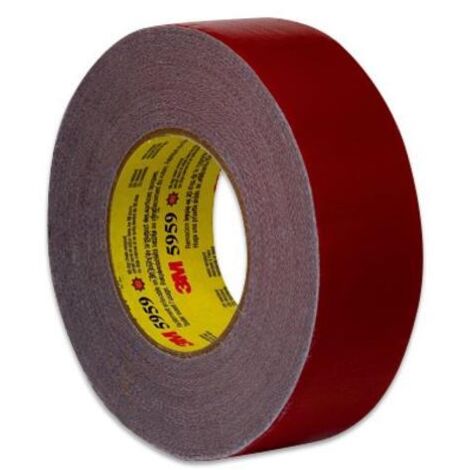 3M  5959 59594841 Nastro in tessuto Rosso (L x L) 41.1 m x 48 mm 1 pz.