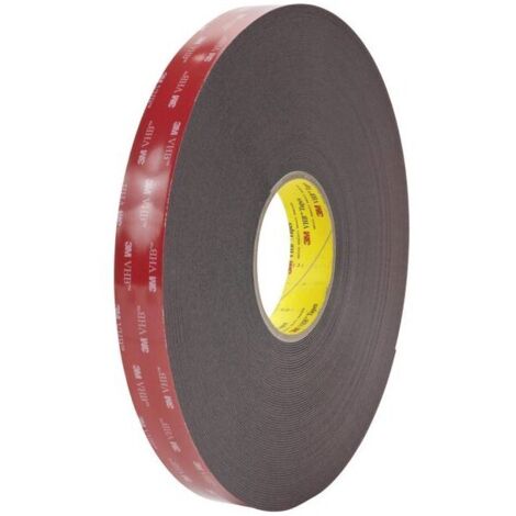 3M 5962F/2533 Nastro biadesivo Nero (L x L) 33 m x 25 mm 1 pz.