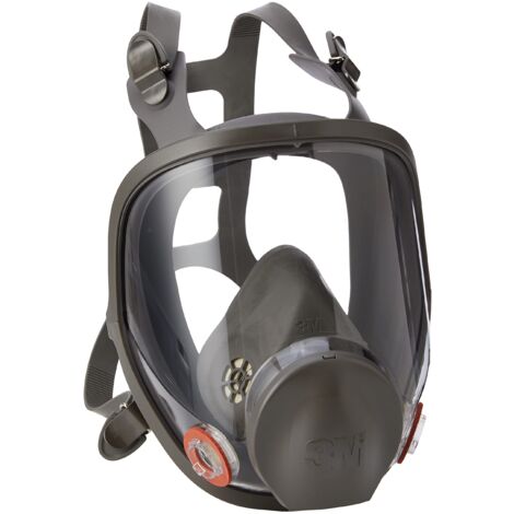 3M 6800M Maschera a Pieno Facciale, Riutilizzabile, Misura Media, Grigio