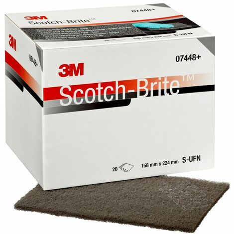 3M 7448+ Scotch-Brite Hand Pad UFN - Grey