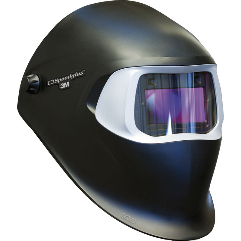 Masque de soudure 3M Speedglas 100 v en 50% polyester, 50 % coton (Faceseal), pa (cadre avant en argent), Polyamide, ( Prix pour 1 )