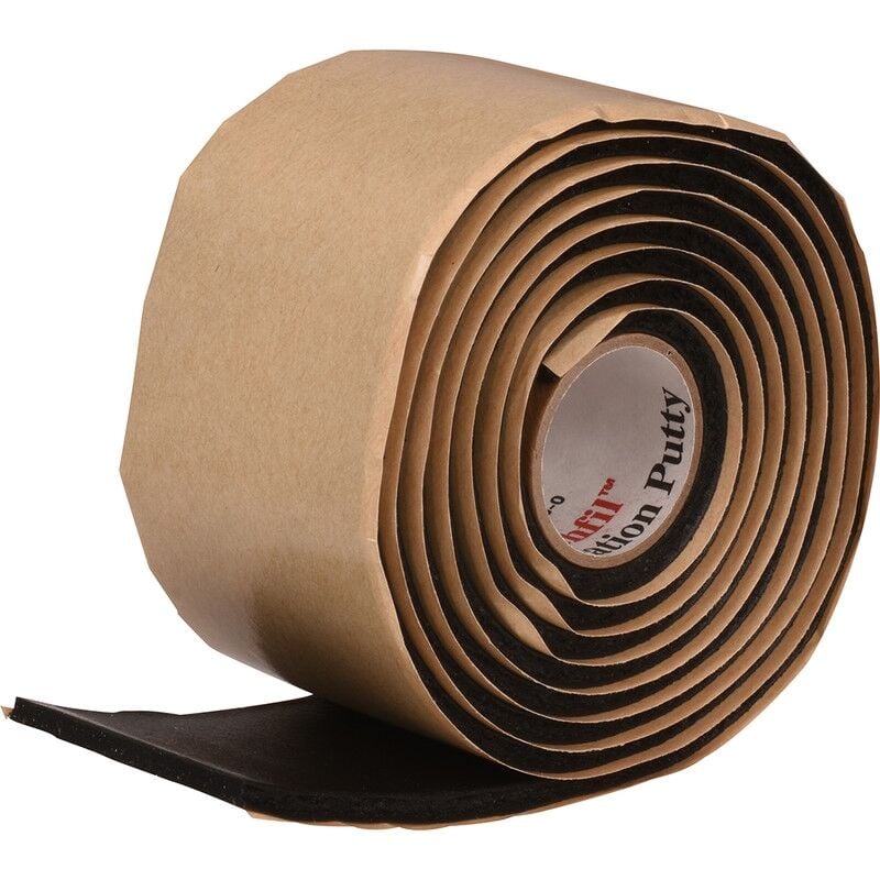 

80000 80610833727 Scotchfil - Cinta Adhesiva Para Aislamiento Eléctrico (38 M), Color Negro - 3M