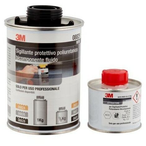3M 8827 SIGILLANTE PROTETTIVO POLIURETANICO GRIGIO 500 GR