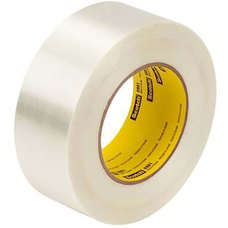 Ruban adhésif 8981 , transparent, BOPP, Fibre de verre, 50mm x 50m ( Prix pour 1 )