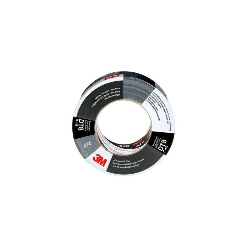 3M All Pupose Duct Tape DT8 BLACK48mm X 55m