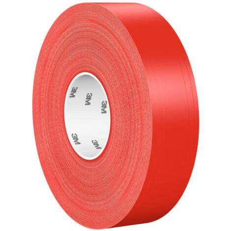 3M Bodenmarkierungsband extra stark, Farbe: RED