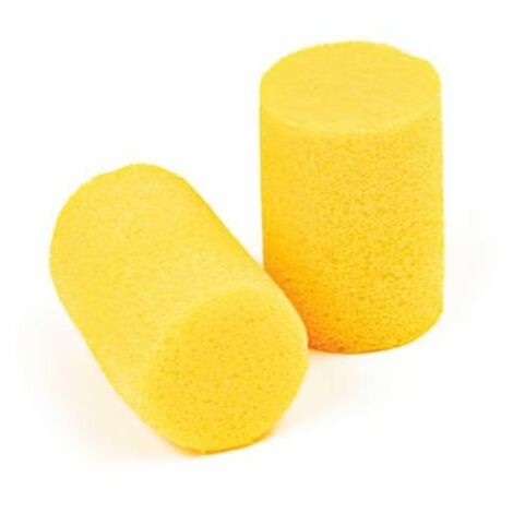3M – Bouchons d'oreilles jetables sans cordon – Réduction sonore 31dB – Norme EPI – Lot de 5 paires – Couleur jaune