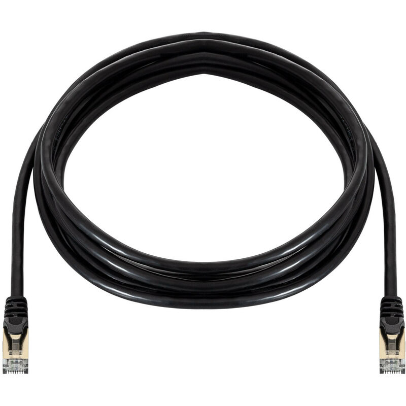 

Cable de Red SFTP Ethernet RJ45 CAT.6A Latiguillo de 3m Negro - Negro