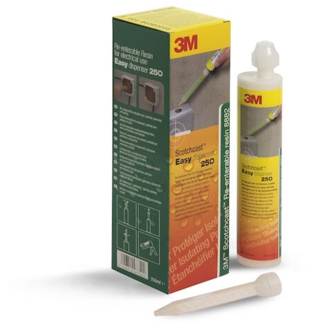 3M – Cartouche de résine anaérobie démontable 250 ml – Protection et étanchéité des connexions électriques – Norme IP68 – Viscosité faible