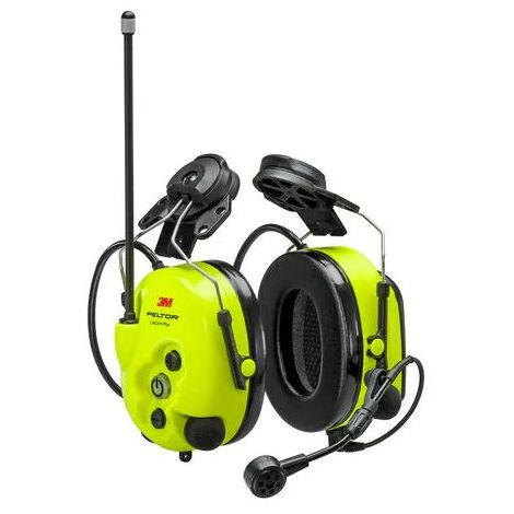3M – Casque anti-bruit PELTOR LiteCom Plus 31dB – Coquille avec technologie de niveau dépendant – Communication claire en milieu bruyant