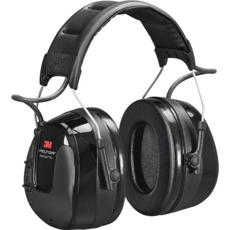 3M – Casque antibruit électronique 32dB – Serre-tête noir – Conforme EN 352-1-3:2002 et 352-8:2008 – Protection auditive efficace