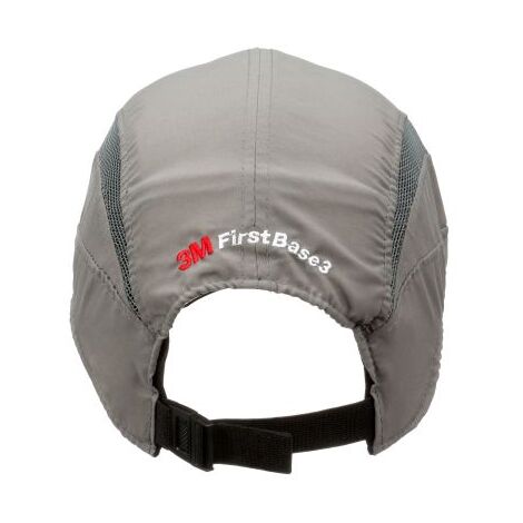 3M – Casquette de protection ABS conforme norme EN812 – Tour de tête 52-65 cm – Couleur grise – Lavable en machine