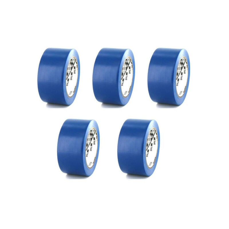 

cinta adhesiva de vinilo azul 764 x 50 mm 5 - Bleu - 3M