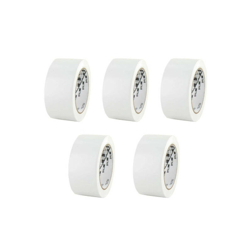 

cinta adhesiva de vinilo blanco 50mm 764 x 5 - Blanc - 3M
