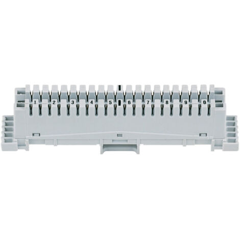 3M DE620045679 79101-510 00 LSA-PLUS BAUREIHE 2 ANSCHLUSSLEISTE 10 DOPPELADERN GRAU IN