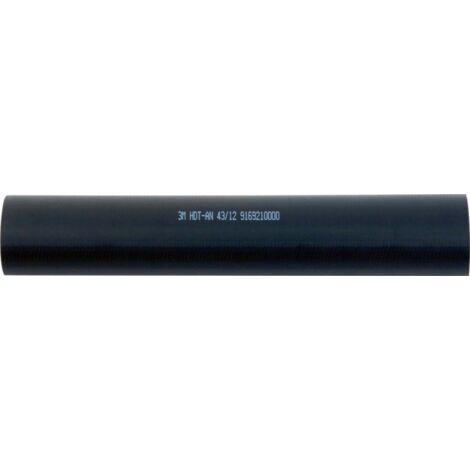 3M Deutschland Warmschrumpfschlauch dickw 43/12 mm, sw, m.Kle. HDT-AN-43/12